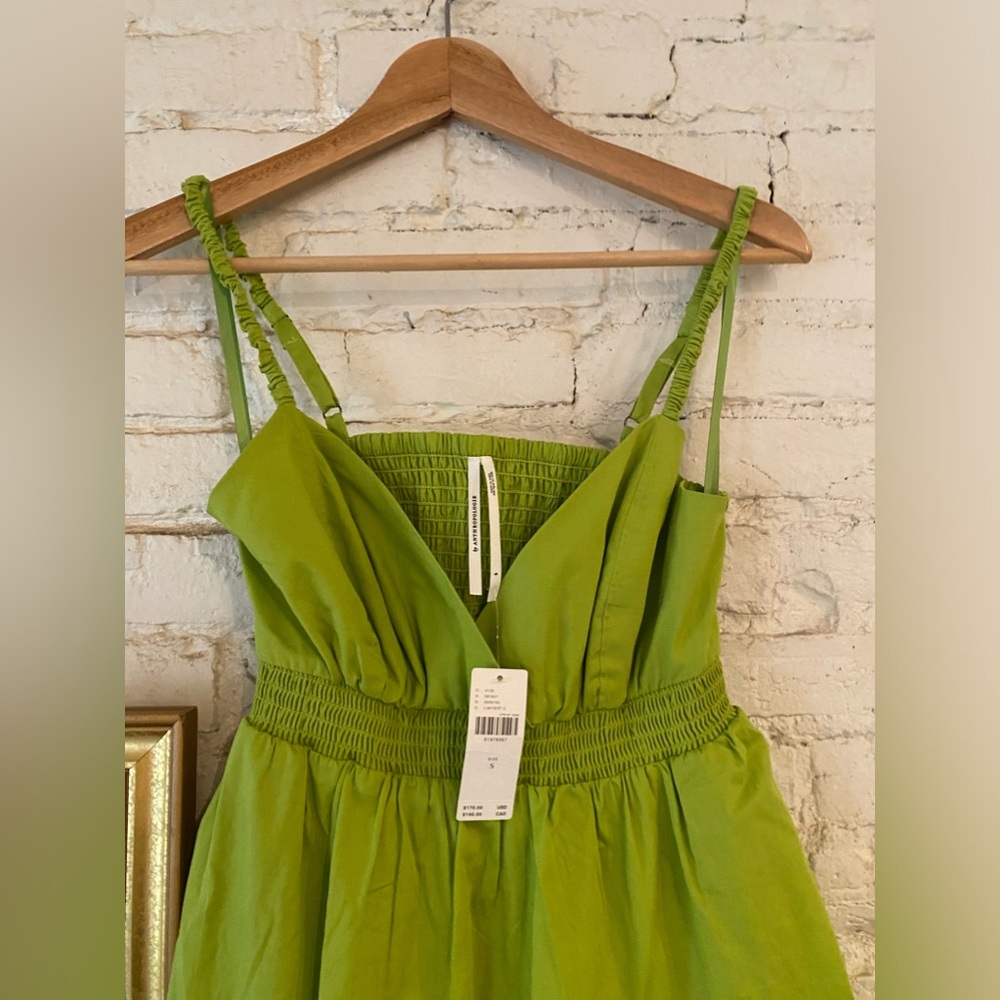 NWT Lime Green Sweetheart Bubble-Hem Dress